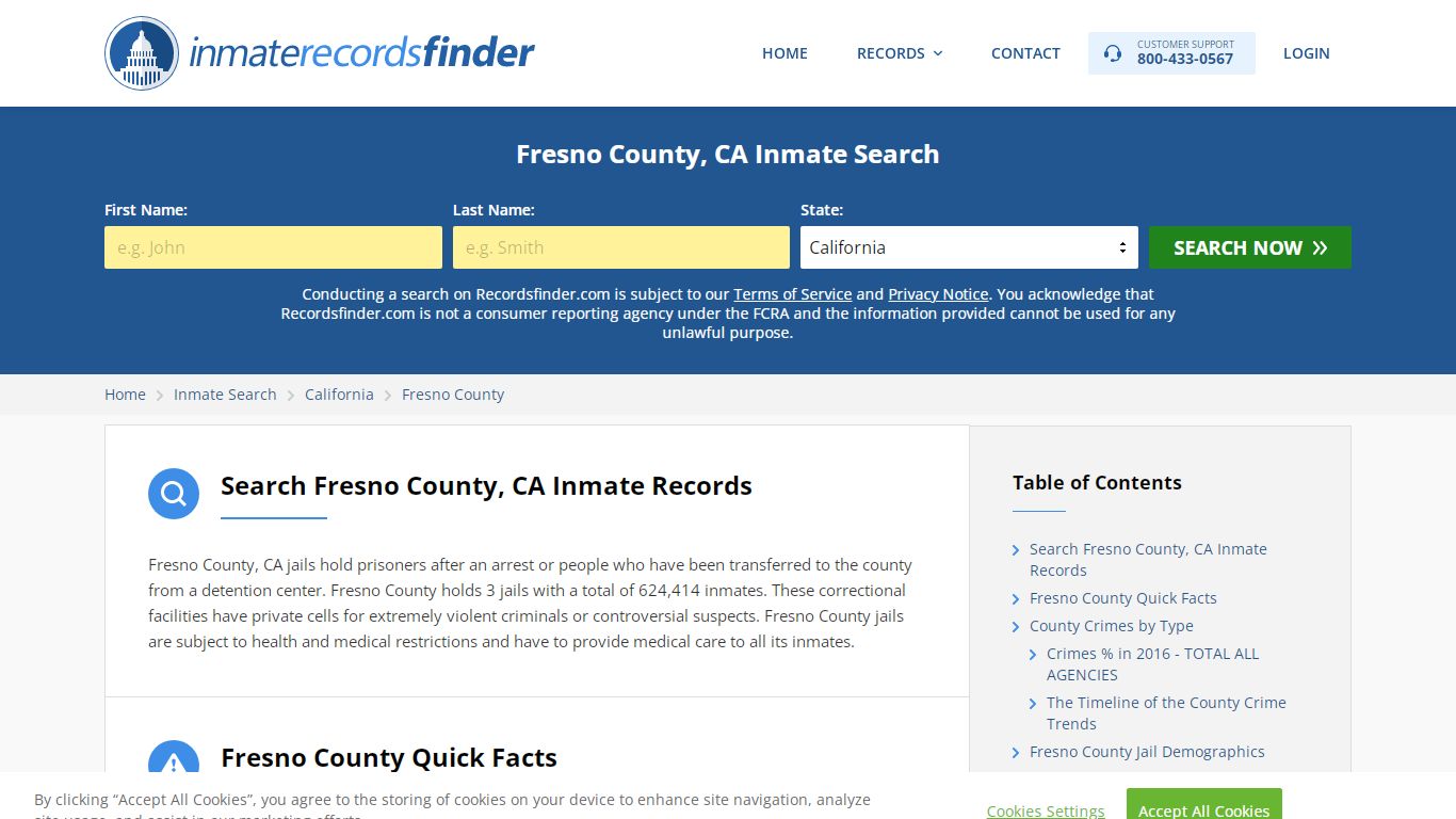 Fresno County, CA Inmate Lookup & Jail Records Online